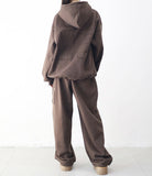 (Unisex) Diction Embroidered Balloon Brushed Sweatpants