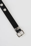 Eyelet cowhide belt