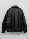 Timber Pocket Leather Overfit Blouson