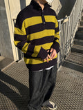 KL Stripe Button Knit
