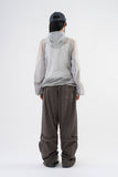 Ash pigment vintage cargo pants