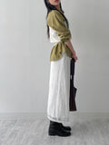 One-Shoulder Wool Knit Vest