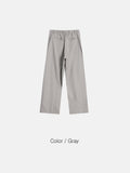 Round Wide Trousers