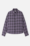 Lucent pigment over check shirt