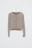 (W) Nue Striped Cardigan