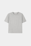 Regular fit cropped short-sleeve T-shirt