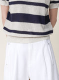 [Premium] Len Stripe Linen Knit