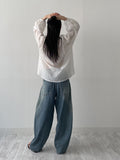 Charlie See-Through Loose Fit Blouse