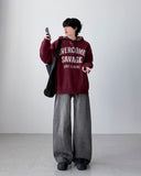 Beryl Gray Wide Denim