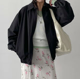 Comment Collar Loose Fit Wind Jumper