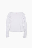 Side button slit long sleeve