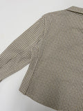 Asso Check Slim Fit Crop Shirt