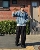 Para one-tuck slacks