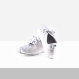 Serene Banding Ribbon Wedge Sneakers