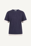 Iron rule layered vintage T-shirt