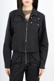 Nylon two-way zip-up