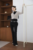 Washing Denim Eyelet Belt