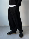 Cotton Two Pleats Bijo Pants