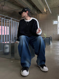 Chrome Angora Track Knit