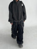 Wave Washed Balloon Cargo Denim