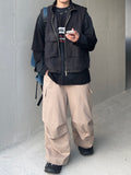 Structured Cargo Cut Out Pants