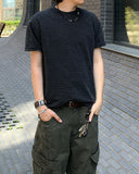 Pigment Cable Stripe Short Sleeve T-shirt