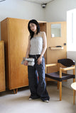 Deep Dyeing Cut Cotton Pants
