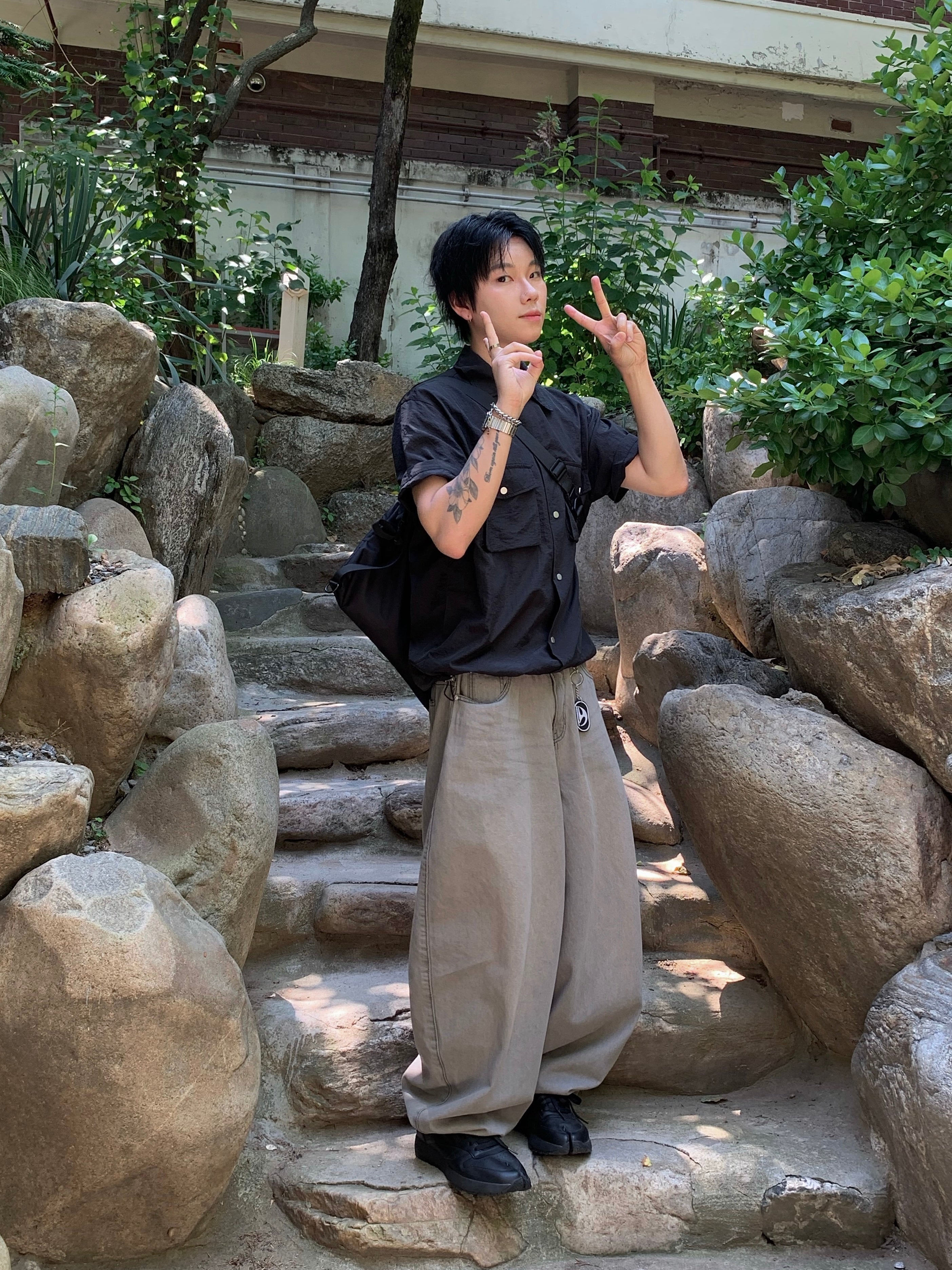 【DISCERNMENT】Trill balloon denim pants DISCERNMENT】Trill balloon denim pants (DISCERNMENT/デニム