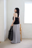 Back Twist Drape Halter Top