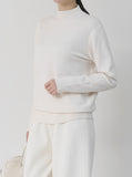 [2+1 Plan] Basic Blan Half-Neck Knit