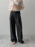 [Setup Available] Blan Two-Tuck Wide Slacks