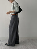 Naive Pleated Wide Slacks
