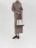 [Premium] Fair Turtleneck Whole Garment Wool Set-up