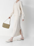 [Premium] Penny Whole Garment Wool Knit & Skirt