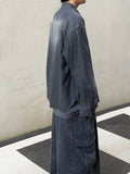 Gradation Washed Denim Shirt
