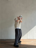 Over Hood Knit Vest