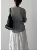 Hachi Strap Loose Fit Cardigan