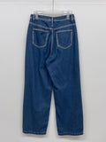[unisex] Painted Wide Denim Pants
