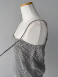 Garlic Punched Knit Bustier