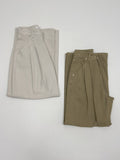 Fortune Pintuck Wide Denim Pants