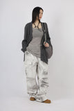 Dirty washed cargo pants