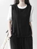 Summer Linen Short Sleeve T-shirt