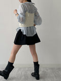Tiered Flare Mini Skirt
