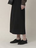 [Premium] Back Slit Belt Jeanne Skirt