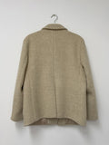 [wool90%] Heavy Wool Overfit Single Jacket