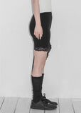 LACE BIKER PANTS