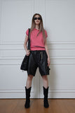 side zipper hand bag
