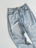 516 Washed Wide Denim Pants