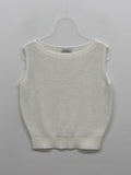 Nana See-through Round Neck Vest