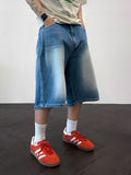 Light Sandwashing Spec Blue Denim Pants